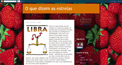 Desktop Screenshot of oquedizemasestrelas.blogspot.com