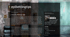 Desktop Screenshot of eplbettingtips.blogspot.com