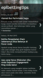 Mobile Screenshot of eplbettingtips.blogspot.com