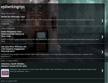 Tablet Screenshot of eplbettingtips.blogspot.com