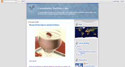 Desktop Screenshot of curiosidadesyoutubemas.blogspot.com