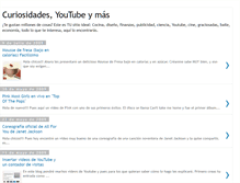 Tablet Screenshot of curiosidadesyoutubemas.blogspot.com