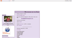 Desktop Screenshot of motheringedge.blogspot.com