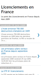 Mobile Screenshot of licenciementsfrance.blogspot.com