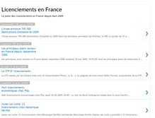 Tablet Screenshot of licenciementsfrance.blogspot.com