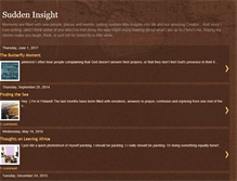 Tablet Screenshot of loved-suddeninsight.blogspot.com