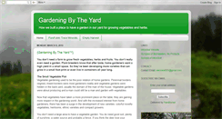 Desktop Screenshot of gardenbytheyard.blogspot.com