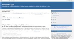 Desktop Screenshot of crossedlogic.blogspot.com