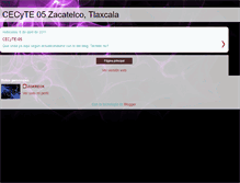 Tablet Screenshot of cecyte-05.blogspot.com