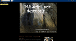 Desktop Screenshot of misterios-por-descubrir.blogspot.com
