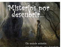 Tablet Screenshot of misterios-por-descubrir.blogspot.com