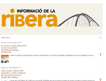 Tablet Screenshot of informaciodelaribera.blogspot.com