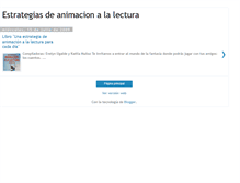Tablet Screenshot of estrategiasdeanimacionalalectura.blogspot.com
