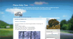 Desktop Screenshot of plainshollytree.blogspot.com