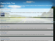 Tablet Screenshot of plainshollytree.blogspot.com