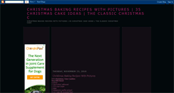 Desktop Screenshot of christmascakerecipepics.blogspot.com