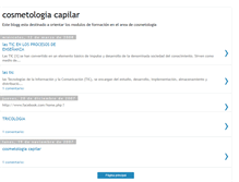 Tablet Screenshot of cosmetologiaclaudia.blogspot.com