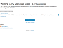 Tablet Screenshot of ourgrandpas-germangroup.blogspot.com