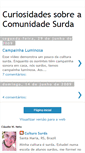 Mobile Screenshot of curiosidadessobreacomunidadesurda.blogspot.com
