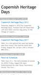 Mobile Screenshot of copemishheritagedays.blogspot.com