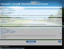 Tablet Screenshot of educacinvirtualtalleresprofesorasv.blogspot.com