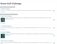 Tablet Screenshot of dreamstuffchallenges.blogspot.com