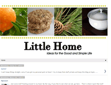 Tablet Screenshot of littlehomeontherange.blogspot.com