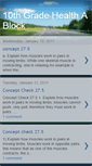 Mobile Screenshot of 10thhealthablock10-11.blogspot.com