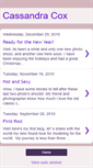 Mobile Screenshot of cassandracox.blogspot.com