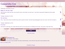 Tablet Screenshot of cassandracox.blogspot.com