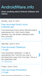 Mobile Screenshot of androidgameware.blogspot.com