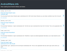 Tablet Screenshot of androidgameware.blogspot.com