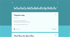 Desktop Screenshot of missbatabusuk.blogspot.com