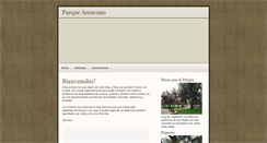 Desktop Screenshot of parquearaucano.blogspot.com