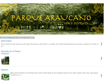 Tablet Screenshot of parquearaucano.blogspot.com