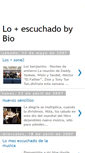 Mobile Screenshot of lomasescuchadobybio.blogspot.com