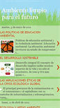 Mobile Screenshot of ambientelimpioparaelfuturo.blogspot.com