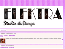 Tablet Screenshot of elektradanca.blogspot.com