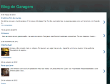 Tablet Screenshot of blogdegaragem.blogspot.com