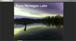 Desktop Screenshot of moheganlake.blogspot.com