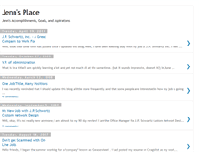 Tablet Screenshot of littlejennysplace.blogspot.com