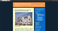 Desktop Screenshot of educacionregionalpuno.blogspot.com