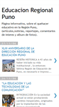 Mobile Screenshot of educacionregionalpuno.blogspot.com