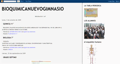 Desktop Screenshot of bioquimicanuevogimnasio.blogspot.com
