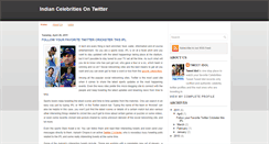 Desktop Screenshot of celebritiestweets.blogspot.com