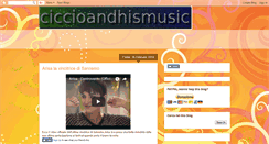 Desktop Screenshot of ciccioandhismusic.blogspot.com