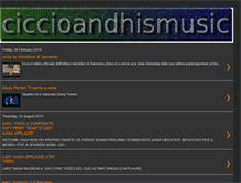 Tablet Screenshot of ciccioandhismusic.blogspot.com