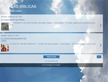 Tablet Screenshot of charlasbiblicas.blogspot.com