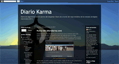 Desktop Screenshot of diariokarma.blogspot.com