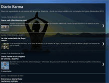 Tablet Screenshot of diariokarma.blogspot.com